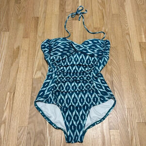 Robin Piccone One Piece Halter Style Swimsuit Size 8